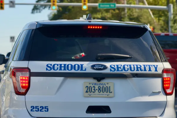 Stock image of a school security vehicle. Photo credit: Getty Images.