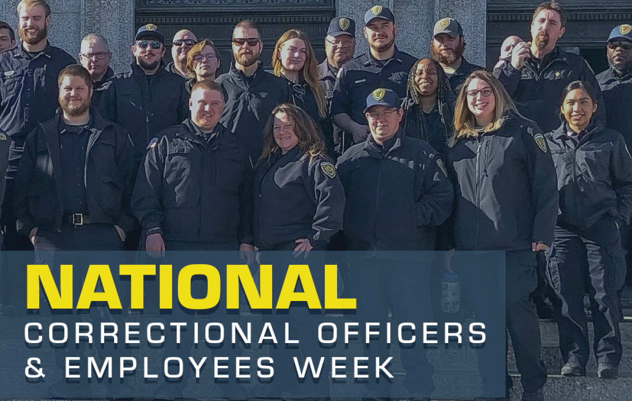 National Correctional Officers and Employees Week graphic