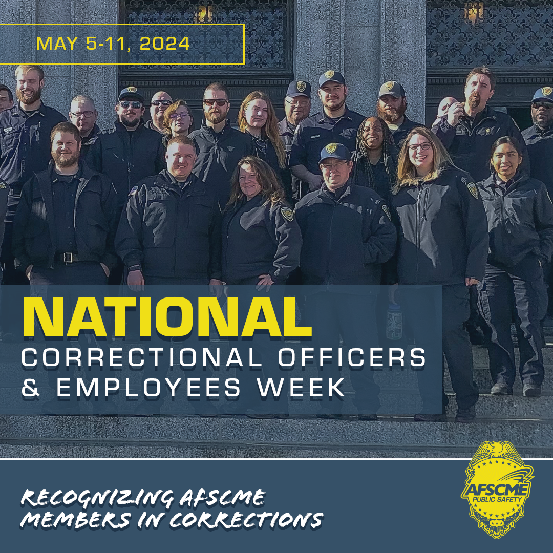 National Correctional Officers and Employees Week graphic